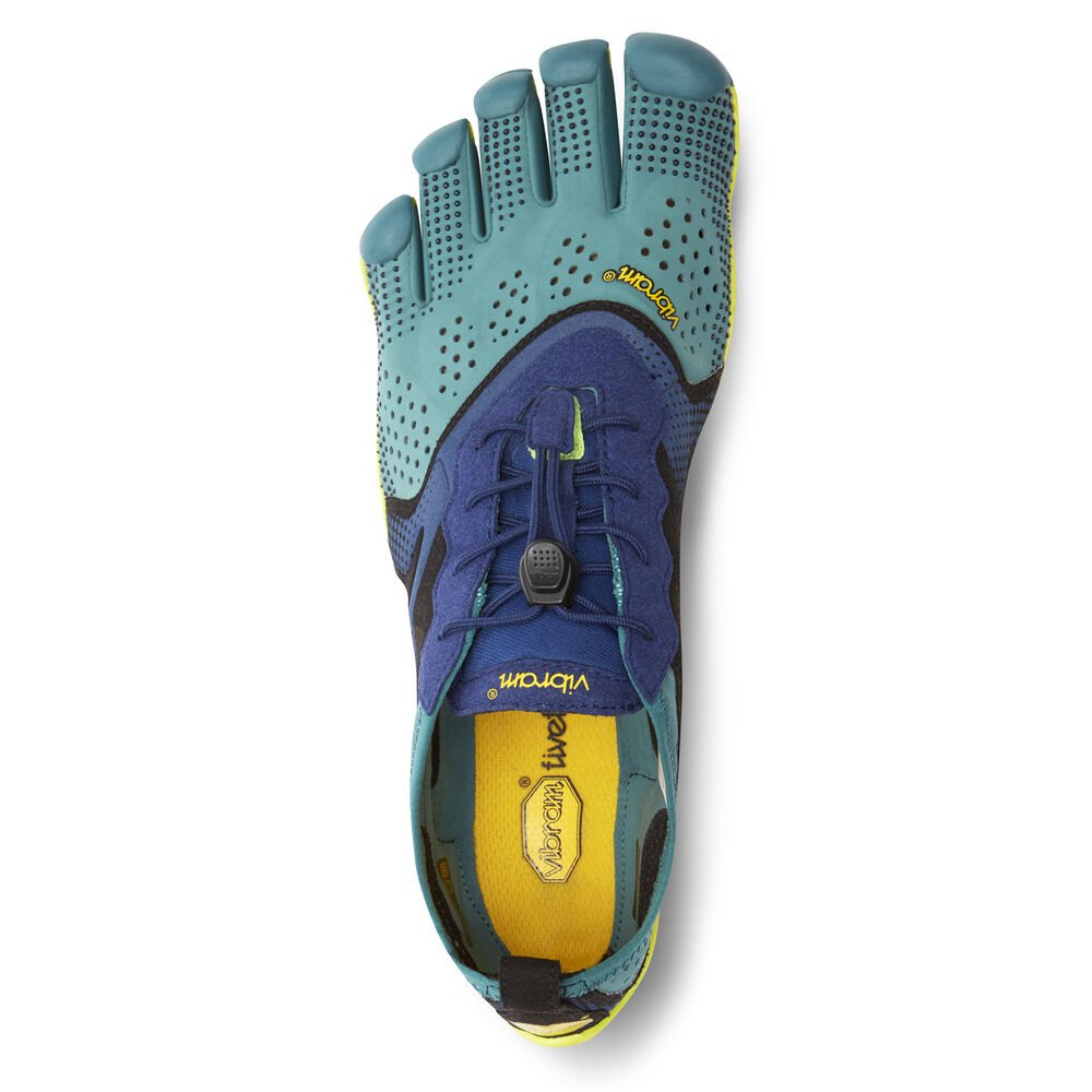 Vibram FiveFingers Herre Vandrestøvler Mørkeblå - V-Run - 5839OALEK